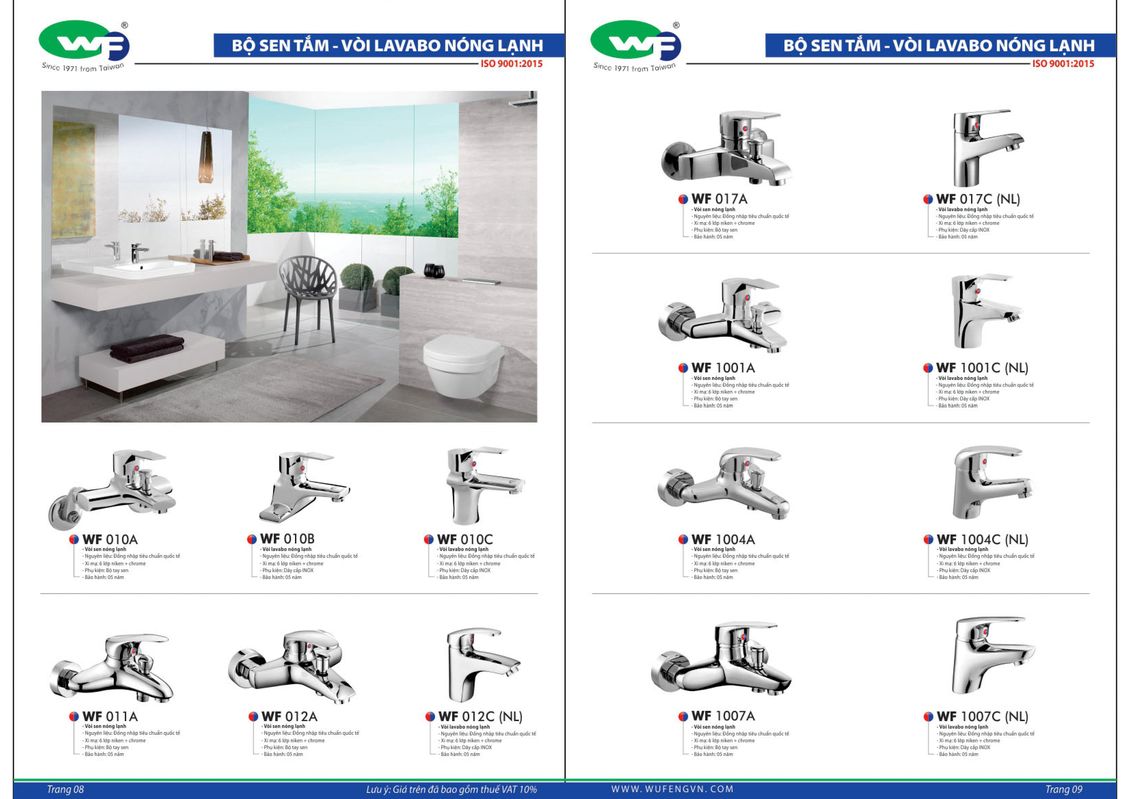 Sen vòi WUFENG Bảng giá và Catalogue mới nhất /Page 6